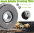 Gear Type Self-Locking Angle Grinder Flange Lock Nuts M14 Thread Quick Release Nut Clamping Equipment Power Tool Accessory, Silver...
