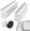 Window Air Conditioner Foam Block, 2 Pack U-Shaped Window AC Side Foam Block,Air Conditioner Insulation Foam Block with Foam Strip for U-Shaped Wi...