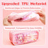 ITA Pencil Pouch Kawaii Large Capacity Pen Case : Cute Aesthetic Pencil Box Stationery Supplies for Teen Girls, 4 Included Highlighters (Pink)...