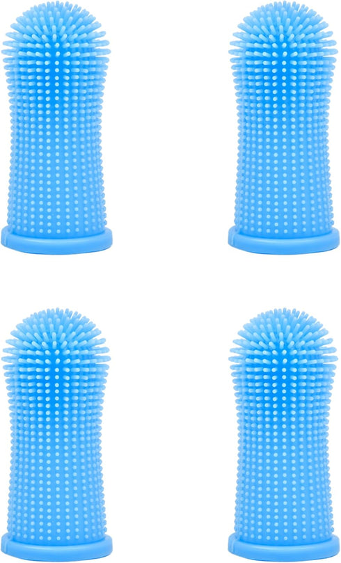 Finger Toothbrush for Optimal Pet Oral Care - Blue : Achieve Dental Health Excellence!...