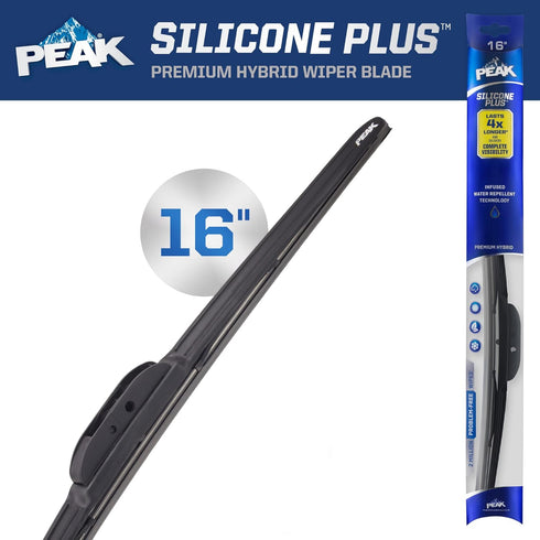 PEAK Silicone Plus Windshield Wiper Blade, 16-Inch (Pack of 1)...