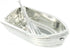 Basic Spirit Boat Salt Cellar w/Spoon Handcrafted Pewter Home Lead-Free SD-19...
