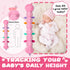 Baby Toys 0-6-12 Months,Infant Musical Stuffed Animals Activity Toys with Muti-Sensory Crinkle,Rattles,Baby Girl Toys Gifts for Newborn Tummy Time...