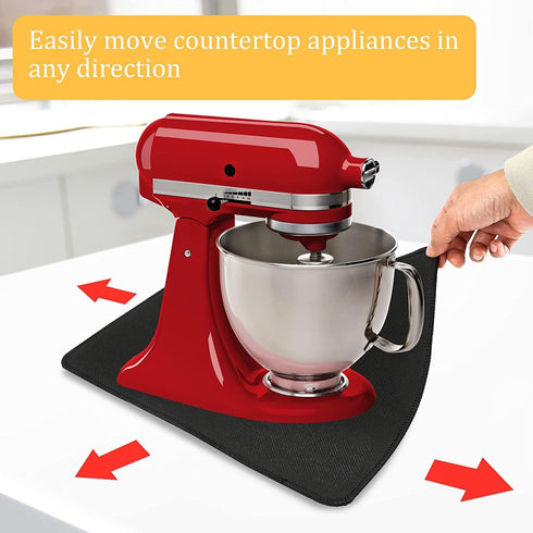 Heat Resistant Mat for Air Fryer,Heat Resistant Pad Countertop Protector Mat Kitchen Appliance Mats with Sliding Function,Coffee Maker Mat for Cou...