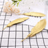 HaiMay 80 Pieces Gold Feathers for Craft Wedding Home Party Decorations, 6-8 Inches Goose Feathers Gold Craft Feather...