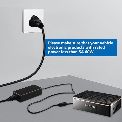 AC to DC Converter 100V-240V to 12V 5A 60W Car Cigarette Lighter Socket AC/DC Power Adapter for Car Fan, Car MP3, Car Devices Under 60W...