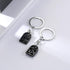 Brick Keychain for Couples Friendship - 2pcs Matching Heart Colorful Keychain Set for Couples Valentine's Day BFF...