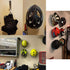 Pmsanzay 2/PK Helmet Holder Hook, Sturdy Helmet Display Rack, Wall Mounted Helmet Storage Rack Hanger, for Motorbike Jacket Wall Display Rack, Sta...