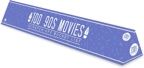 90s Movies Poster 100 Bucket List Scratch Poster...