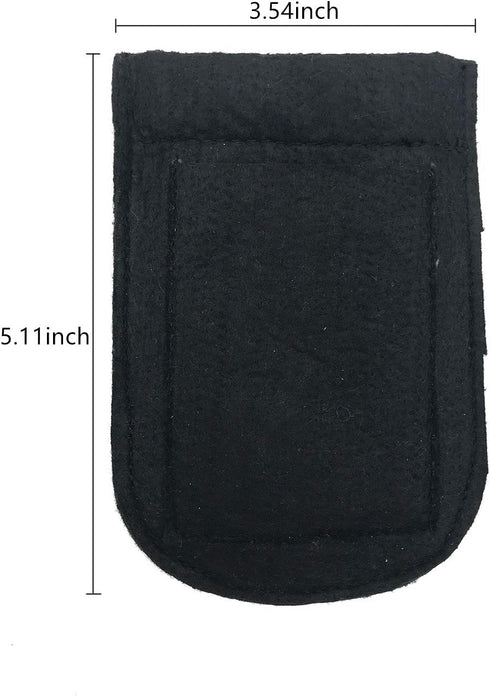 Wanty Premium Microfiber Pocket Square Holder, Men's Suit Handkerchief Keeper, 2 Pack...