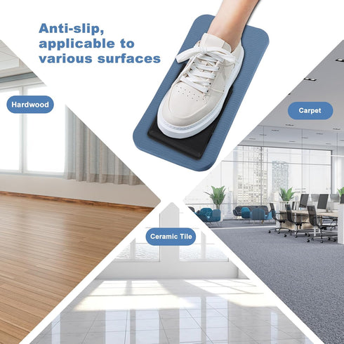 Sewing Machine Pedal Footrest Mat, 13.4x6.7 Inch Waterproof Sewing Machine Foot Pedal Pad Non Slip Skid Sewing Machine Muffling Mat Accessories fo...