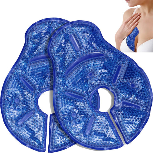 Hot Cold Breast Therapy Pads, Breast Ice Pack, Cooling Breast Gel Pads, Breastfeeding Essentials and Postpartum Recovery| Nursing Pain Relief for ...