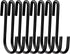 24 Pack ESFUN 3 inch Heavy Duty S Hooks Black Pan Pot Holder Rack Hooks S Shaped Hanging Hooks Hangers for Kitchenware Spoons Pans Pots Utensils C...