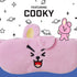 BT21 LINE FRIENDS COOKY Sleep Mask, Eye Cover Blindfold for Sleeping, Pink, One Size...