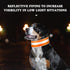 2 Pcs Reflective Dog Collar High Visibility Adjustable Pet Collars with Quick Release Fastener Comfortable Dog Walking Accessories for Small Mediu...