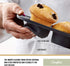 Trudeau Structure Silicone Muffin Pan – 12 Cup, Flexible Silicone with Hard Lining to Hold Shape, Non-Stick, BPA-Free, Dishwasher Safe, Heat Resis...