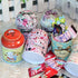 TooGet Elegant Metal Tinplate Empty Tins, Shabby Chic Mini-boxes for DIY Candles, Dry Storage, Spices, Tea, Candy, Party Favors, and Gifts (Cylind...
