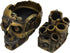 Ebros Gift Mad Max Steampunk Geared Cyborg Robotic Skull Decorative Box Figurine Skull Bowl Container Jewelry Trinket Storage Stash Box Or Pen Mak...