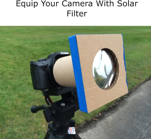Gravitis AstroSnap: DIY Solar Filter Sheet Variants for Enhanced Sun Photography with Telescopes, Binoculars and Cameras - ISO 12312-2 Compliant, ...