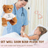 Get Well Soon Bear 16 Inch Bear Stuffed Animals with White T-Shirt Feel Well Soft Bear Plush Hospital Gifts for Boy and Girl (Classic Style)...