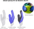 Durable Gardening Gloves for Men, Heavy Duty Nitrile Garden Gloves, Double Coated Work Gloves, Cut Resistant, Puncture Proof, Water Resistant, Tou...