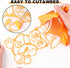 CAREGY Iron on Heat Transfer Vinyl Roll HTV (12''x5',Light Orange)...