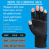 2 Pairs Copper Arthritis Gloves for Women Men, Fingerless Compression Gloves Relieve Hand Pain, Typing Gloves for Arthritis, Carpal Tunnel, Tendon...