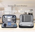 Electronics Accessories Organizer Pouch Bag, Travel Universal Organizer for Cable, Charger, Phone, SD Card, Business Travel Gadget Bag...