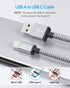 10ft USB C Cable, 3-Pack USB A to USB C Charger Cable Braided Cord for iPhone 15 Pro Max, Samsung Galaxy S24 S23 S22 S10, A14 A15 A25 A35 A53 A54 ...