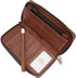 Lavemi Women's RFID Blocking 100% Leather Large Capacity Zip Around Wallet Phone Holder Clutch Travel Purse Wristlet...