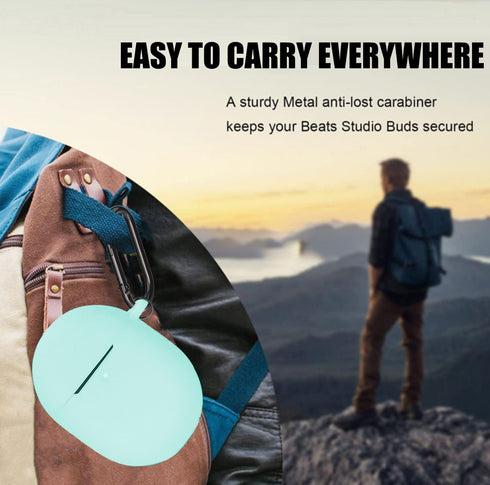 for Google Pixel Buds Pro Case Cover 2022 with Cleaner Kit, Soft Silicone Shockproof Protective Case Skin with Carabiner for Google Pixel Pro Case...