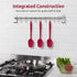 U-Taste Silicone Spoon Spatula Set: 480ºF Heat Resistant Food Grade Flexible Rubber Spoonula, Nonstick Cooking Mixing Scooping Kitchen Baking Scra...