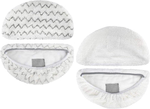 4 Pack Replacement Pads for Bissell Powerfresh Hard Floor Steam Cleaner 1940 1440 1544 1806 2075 Series Steam Mop Compare to Part # 5938 & 203-263...