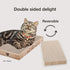 Necoichi Cardboard Cat Scratcher Bed for Indoor Cats - Cat Scratching Board (16" Regular, a.Oak Lounge)...