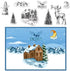 Merry Christmas Clear Stamps for Card Making and Photo Album Decorations, Christmas Tree Stamps, Reindeer Snowman Transparent Silicone Stamps for ...