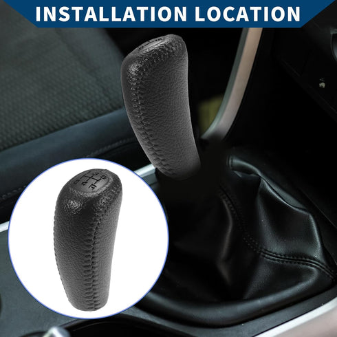 5 Speed Manual Gear Shift Knob for Acura Integra 1994-2001 / Front Automotive Gearbox Stick Shifter Lever Knob Durable Faux Leather / 1 Pcs Black...