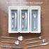 3 Pack Silverware Organizers For Kitchen Drawers - Silverware Tray for Kitchen Drawer Storage - Utensil Organizer for Cutlery, Silverware & Utensi...