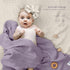 Muslin Swaddle Blanket Baby - Cotton Swaddling Blanket Soft Baby Receiving Blanket Neutral 2Pack(Purple)...
