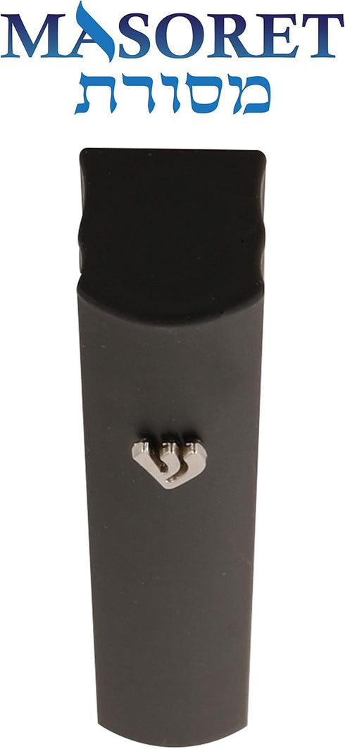 3-Piece Aluminum Door Mezuzah Cases: Special Profile, No Holes, 4-Inch 10cm Hebrew Parchment Scroll Holder Boxes...