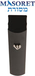 3-Piece Aluminum Door Mezuzah Cases: Special Profile, No Holes, 4-Inch 10cm Hebrew Parchment Scroll Holder Boxes...