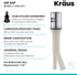Kraus KAG-2CH Dishwasher Air Gap, Chrome