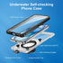 Beasyjoy Waterproof Phone Case, Underwater Snorkeling Diving Phone Case, Universal Self-Check Water Proof Case Up to 6.9 Inch for iPhone 15/14/13/...