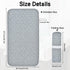 3Pack Baby Changing Pad Liners 27" x 14" Waterproof Longer Changing Mat Sheet Washable Reusable Baby Diaper Changing Table Cover (Grey)...
