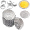 Egg Tart Molds 32Pack Tart Pan 2.75inch, Mini Tart Tins Aluminium Mini Tart Pans for Baking (32Pack-2.75inch)...