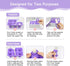 MORLIKE Baby Popsicle Molds Set, Homemade Breastmilk Popsicle Molds for Led Weaning, BPA Free Ice Pop Molds for Baby Teething Relief, Easy Release...