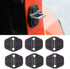 8-Pack Door Screw Protector Cover Trim Door Lock Cover for 2018 2019 2020 2021 2022 2023 2024 Jeep Wrangler JL JT 4XE Sport S Rubicon Deluxe Sport...