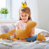 4 Pieces Dino Nugget Pillow Set - Large Chicken Nugget Plush with 3 Dino Plush Toys, Creative Dinosaur Stuffed Animal Doll for Kids (4pcs Dino Set...