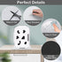 Portable Mini Fridge Mat, 14x10 in Retro Compact Refrigerator Mat, Diatomite Quick Drying Mat, Non-slip Skincare Fridge Pad for Bedroom, Office, C...