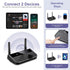 Bluetooth 5.3 Transmitter Receiver, Dual Connection Bluetooth Audio Adapter for Home Stereo, Plug and Play, RCA 3.5mm AUX, Bluetooth 5.3 Adapter f...
