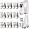 12 Pieces Belt Clip Hook Stainless Steel Impact Belt Clip Replacement Impact Driver Hook with Screws for Hammer Drill Tools...